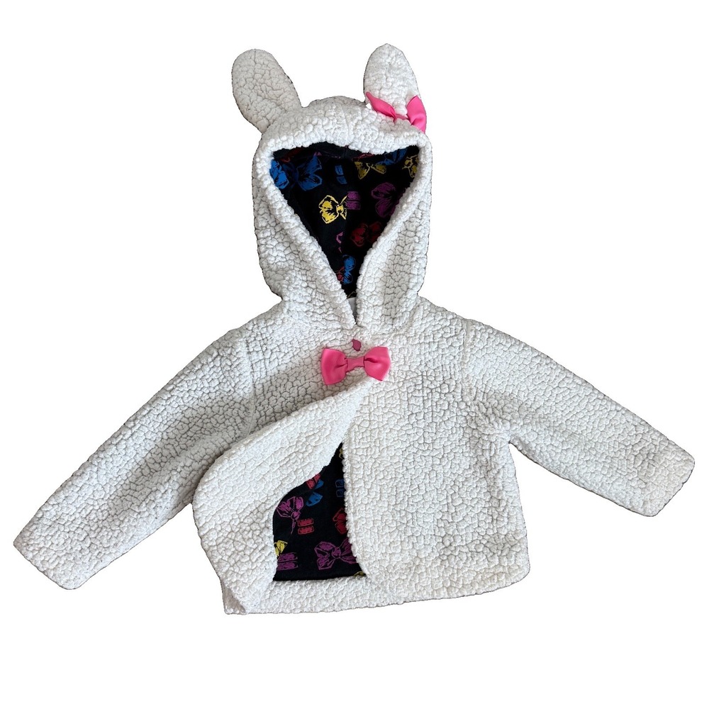 Harajuku Mini Target Collab Lamb Sherpa Ears Bow Kawaii Sweater 3T Rare
